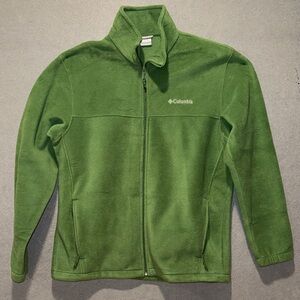 Columbia Green Full-Zip Fleece jacket L